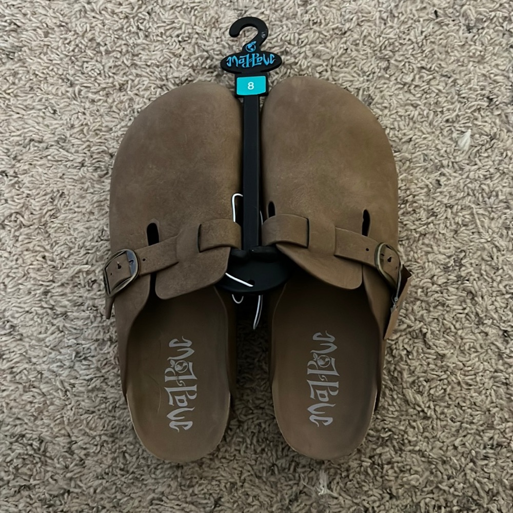 Tan Clogs